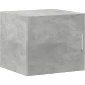 vidaXL Wandschrank Betongrau 45x42,5x40 cm Holzwerkstoff