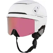 Oakley - Skihelm mit integriertem Visier - Mod7 White/Prizm Rose Gold Irid für Herren - Größe M - Weiß