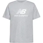 New Balance Nb Essentials Logo T-shirt In Grey Größe: XL | Bedruckte T-Shirts Outlet | Herren | Grau