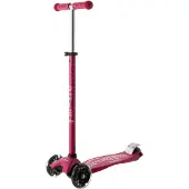 Micro mobility Maxi Micro Deluxe LED, Kinder, Dreiradroller, Weiblich, Asphalt, 50 kg, 3 Rad/Räder