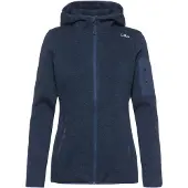CMP Damen Unterjacke Kapuzen Fleecejacke Strick