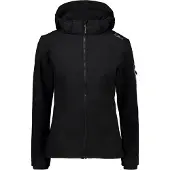 CMP Softshelljacke "WOMAN JACKET DET HOOD" mit Kapuze mit Kapuze, wind- und wasserabweisend