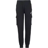 Nike K NSW CLUB FLC CRGO PNT LBR BLACK/WHITE