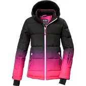 Killtec Skijacke "KSW 330 GRLS SKI QLTD JCKT" Wasserabweisende Winterjacke, atmungsaktiv, verstellbare Kapuze
