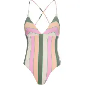 Roxy Badeanzug Vista Stripe One Piece ERJX103639 Bunt