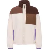 Picture Organic Clothing - Fleece mit Stehkragen - Arcca W Fz Fleece Vanilla Cocoa Chicory Coffee für Damen - Größe L - Beige