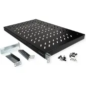 Roline 19-Zoll Fachboden 1 HE, verstellbar 700 T 50 kg schwarz