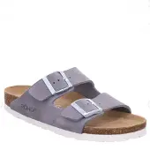 Rohde Alba Damenschuhe Hausschuhe Pantolette Blau Freizeit