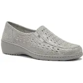 Waldlaufer Komfort Slipper Kya Damen 31373530323737 Grau 38 1/2 EU