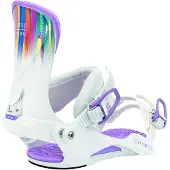 Nitro - All-Mountain Snowboardbindung - Cosmic White Brush für Damen - Größe S - Weiß
