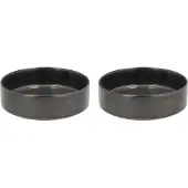 Villa Collection Schalen Fjord Black Metallic 450 ml (2-teilig)