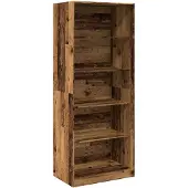 vidaXL Kleiderschrank Altholz-Optik 80x50x200 cm Holzwerkstoff