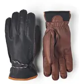 Hestra - Leder Skihandschuhe - Wakayama Glove Navy/Brown für Damen aus Leder - Größe 10 - Navy blau