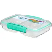 Pengo Einzelner 3-Fächer-To-Go-Behälter aus Polypropylen, verschiedene Farben, 0,82 l