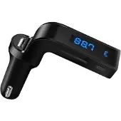 Northix FM-Transmitter mit Bluetooth-Freisprecheinrichtung 4-in-1