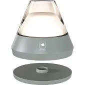 Leonardo LED Akku Tischleuchte RGBW Salerno in Grau 1,4W 118lm IP54