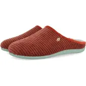 Hot Potatoes Hausschuhe 92200 Damen Burgundy-Schuhgröße 41