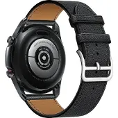 Beline pasek Watch 20mm Hermes Leather czarny /black box