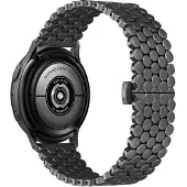 Beline pasek Watch 22mm Metal Honeycomb czarny /black box