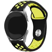 Beline pasek Watch 22mm Sport Silicone czarno-żółty black/yellow box