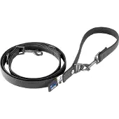 Curli Apple Leather Leine schwarz L