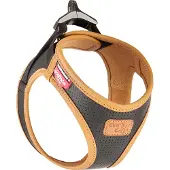 Curli Vegan Apple Leather Geschirr - Schwarz - M
