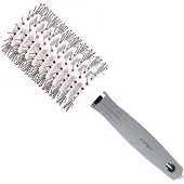 Olivia Garden - Expert Vent Double White & Grey - 45 mm