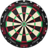 Target darts TOR Dartboard Steel Tip Sisal Profi Dartscheibe mit 36XTEN Rotationssystem und Wandhalterung