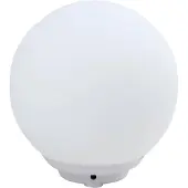 LINDBY Smart-LED-Tischleuchte Cosmia, weiß, Glas, Tuya