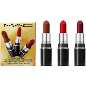 MAC Everyday Luxury Mini Lustreglass Lippenstift-Trio, Rot, 3-teiliges Set