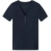Schiesser T-Shirt Damen 175476 Mix/Relax Blue-XXL