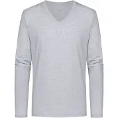 Mey Langarm-Shirt Serie Dry Cotton Colour Light Grey Melange | Größe XL