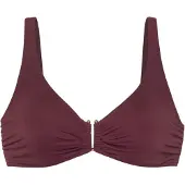 LASCANA Bikini-Oberteil in Bordeaux - 44F-Cup