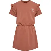 Hummel hmlJUMPY DRESS S/S - COPPER BROWN - 116