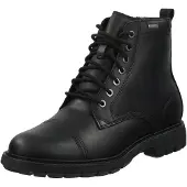 Clarks Herren Winterstiefel Schwarz Glattleder wasserfest atmungsaktiv GORE-TEX Größe: 71/2
