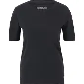Betty & Co Basic Shirt mit Rundhalsausschnitt in Schwarz | Gr.: XL