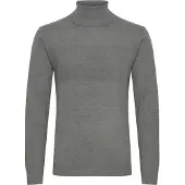 INDICODE JEANS Rollkragenpullover "Rollkragenpullover IDErnetto", Herren, Gr. L, grau (grau mix), Obermaterial: 80% Baumwolle CO. 20% Polyamid PA., Pullover Rollkragenpullover