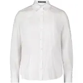 Betty Barclay Hemdbluse "Hemdbluse mit Kragen", Damen, Gr. 40, weiß, Obermaterial: 70% Baumwolle CO. 27% Polyester PES. 3% Elasthan EL., Blusen Hemdbluse