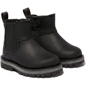 Timberland Unisex für Kinder. TB0A28P10011 Courma Chelsea-Lederstiefel (27), Schwarz, Wohnung, Reißverschluss, Klettverschluss, Lässig, Kind