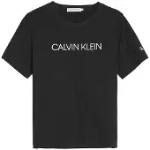 Calvin Klein Jeans T-Shirt Institutional SS IB0IB00347 Weiß Regular Fit
