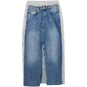 Desigual Jeansrock Pekin 24WWFD06 Blau Regular Fit