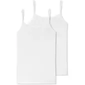 Schiesser Top Damen 175993 95/5 White (2er Set)-M