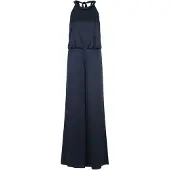 Vera Mont Jumpsuit "Jumpsuit mit Taschen", Damen, Gr. 44, EURO, blau (night sky), Obermaterial: 98% Polyester Pol. recyc.. 2% Elasthan EL., Overalls Jumpsuit