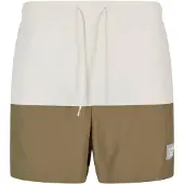 Karl kani Badeshorts "Herren", Herren, Gr. L, US-Größen, sanftes weiß, olive, 100% Polyimid, Badehosen Badeshorts