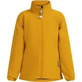 Schmuddelwedda Mädchen Softshelljacke - Recyceltes Material in Senf | Gr.: 128