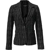 Comma Jackets Blazer Grey/black Größe: 34 | Blazer Outlet | Damen | Grau