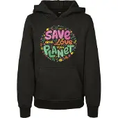 Mister tee Save And Love Kapuzenpullover