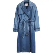 Levi's Spade Lightweight Trench Coat Dark Indigo Größe: M | Jeansjacken Outlet | Damen | Blau