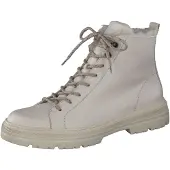 Paul green Damen Stiefeletten/ Schnürstiefeletten/ Winterstiefeletten Beige Glattleder Größe: 41/2