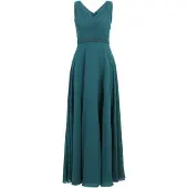 Vera Mont Abendkleid mit Plissee in Dark Emerald | Gr.: 42